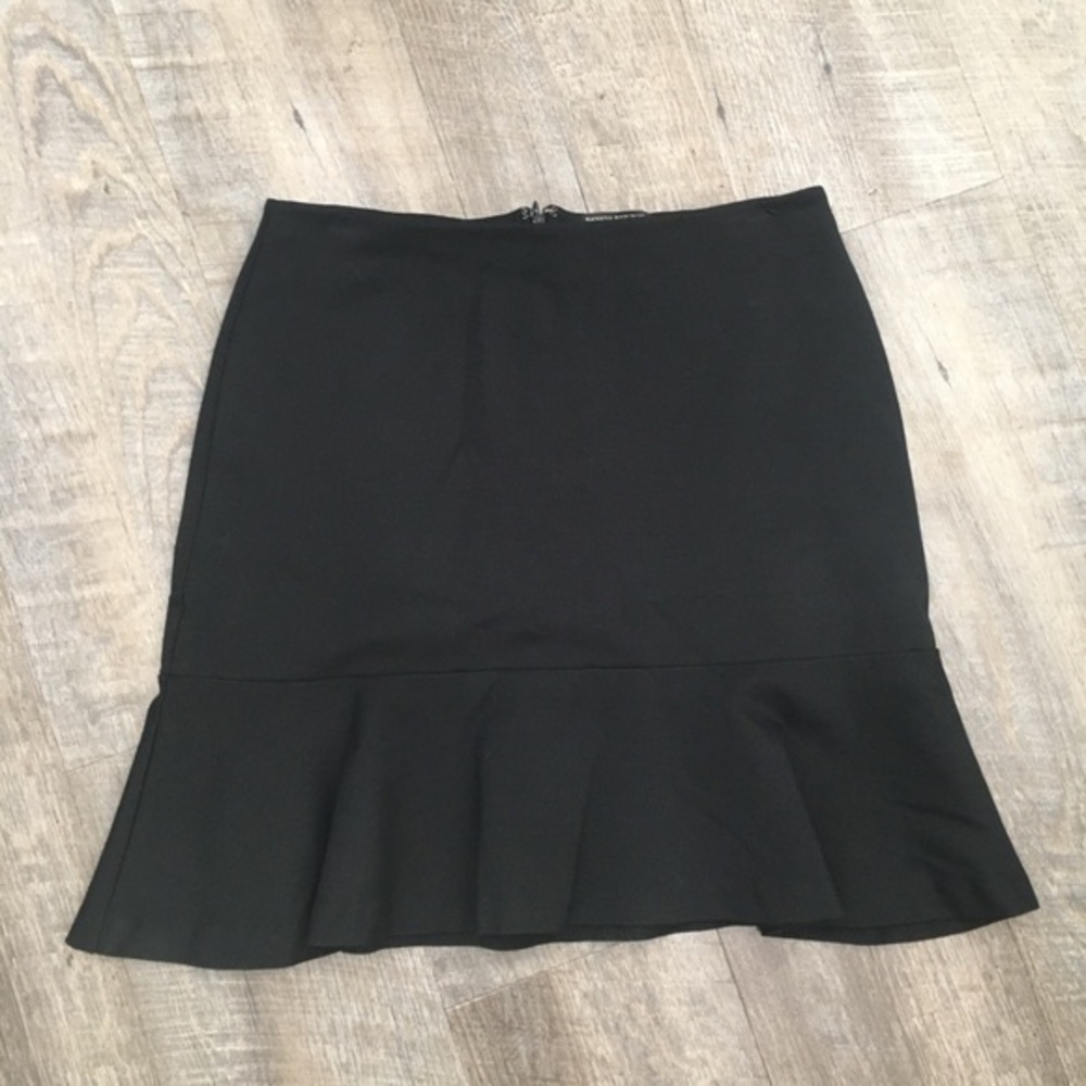 Banana Republic Black Mid Length Skirt